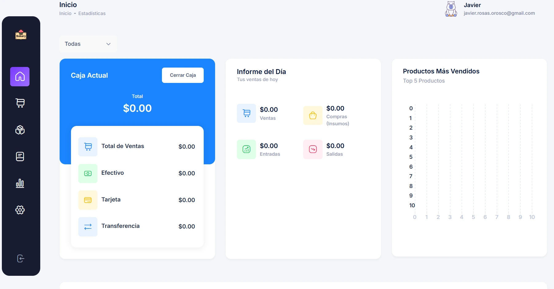 KaanBake - Software de punto de venta para panaderías con gestión de ventas, inventario y reportes